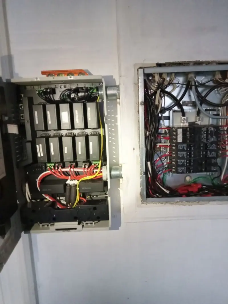Electrical panel upgrade completed for Ring Doorbell Installation in Creedmoor